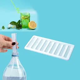 Форма для льда пластиковая на 9 секций 24.5 x 11.5 см, Мед Белый 86619