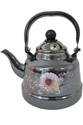 Чайник на плиту Edenberg Квіти EB-3354-Flower-Black 1.1 л чорний