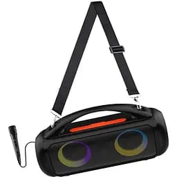Акустична система 1.0 Media-Tech 60W, Bluetooth/AUX/microSD/MP3/USB/TWS/КАРАОКЕ/RGB,чорна - мініатюра 7