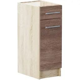 Кухонний модуль нижній з шухлядою Еверест Еко 300 дуб сонома/трюфель (без стільниці) 30х46х82 см (EVR-2774)