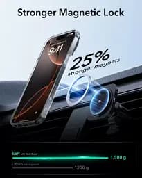 Прозорий чохол із підставкою ESR Classic Hybrid Case with Stash Stand (HaloLock) Clear для iPhone 16 Pro (1A7490102) - мініатюра 8