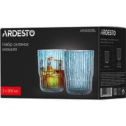 Набір склянок Ardesto 300 мл 2 шт. блакитний (AR2630SBL) - мініатюра 4