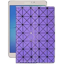 Чехол StatusCASE из экокожи для планшета Samsung Galaxy Tab S2 (T713) Фиолетовый ромб