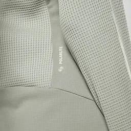 Флісова кофта Salewa Puez Waffle Hyb PL Jacket W M Сірий-Зелений (1054-013.012.1082) - мініатюра 4
