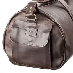 Сумка дорожня Grande Pelle 11044 коричнева - мініатюра 6