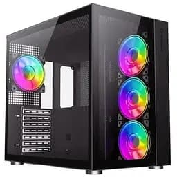 Корпус GameMax Infinity чорний, без БЖ, Midi-Tower, ATX / Micro ATX / Mini ITX, 1хUSB 3.0, 399x273x420 мм, 7.5кг