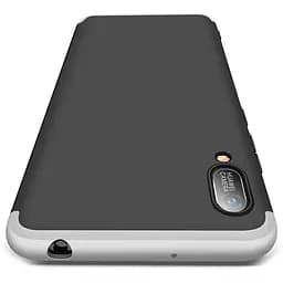 Чохол-накладка GKK 3 in 1 Hard PC Case HuAwei Y6 2019 Silver/Black - мініатюра 2