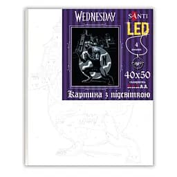 Картина за номерами Santi Wednesday Awakening the Beast LED підсвітка 40х50 см (955077) - мініатюра 2