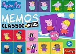 Настільна гра Trefl Мемо Класичні. Свинка Пеппа (Memos Classic&plus. Peppa Pig) (02270) - мініатюра 2