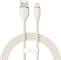 Кабель Baseus Jelly Liquid Silica Gel Fast Charging Data Cable USB to Lightning 2.4A 1.2m CAGD000004 Pink