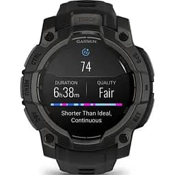 Смарт-годинник Garmin Instinct 3 45mm AMOLED Black with Black Band (010-02936-00) - мініатюра 10