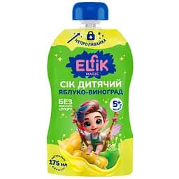 Сок детский Elfik Magic Яблоко-Виноград 175 мл (361396)