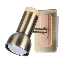 Світильник Brille HTL-112/1E настінний накладний спот дерев'яний E14