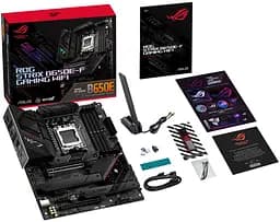 Материнcька плата ROG STRIX B650E-F GAMING WIFI sAM5 B650 4xDDR5 M.2 HDMI DP Wi-Fi BT ATX Asus teh0018953 - мініатюра 3