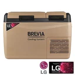 Холодильник автомобільний Brevia 31л (компресор LG) двокамерний 23335