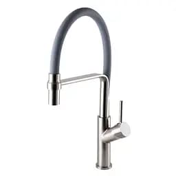 Смеситель для кухни Globus Lux Denver Flex GDF-32-08-02 Серый