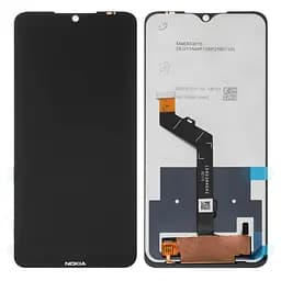 Дисплей для Huawei P Smart Z, чорний, без рамки, Оригінал (переклеєне скло)