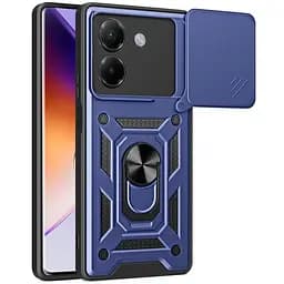 Чехол Ummi Camshield Serge Ring для Xiaomi Poco M7 Pro 5G Синий/Navy