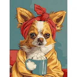 Картина за номерами "Чудова кава" KHO6626, 30х40 см