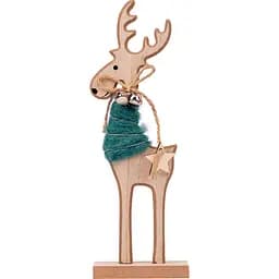 Фігурка декоративна Novogod'ko Олень 20 см бірюзовий (973996)
