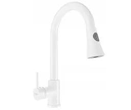 Смеситель для кухни Mexen Elia white пятнистый MEX-670101-26 Белый