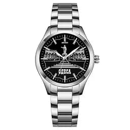 Жіночий наручний годинник 035 Одеса I Silver-Black Awarder acs0031936