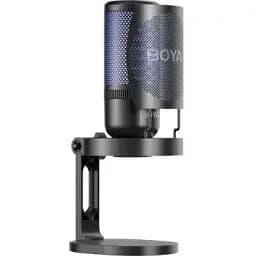 Микрофон Boya K3-02 RGB Type-C/3,5 мм Black (Boya K3-02)