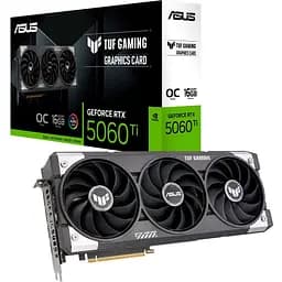 Видеокарта Asus TUF Gaming GeForce RTX 5060 Ti 16 GB OC Edition (TUF-RTX5060TI-O16G-GAMING) UA [133774]