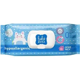 Вологі серветки Baby Zaya, гіпоалергенні, 84 шт.