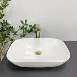 Умивальник VBI Pavia white накладний VBI-012605, Білий - мініатюра 3
