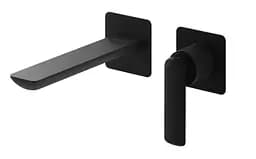 Смеситель для умывальника Kohlman Experience Black Matt + Box скрытого монтажа QW180EB Черный матовый