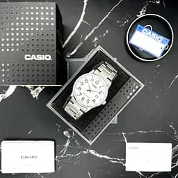 Чоловічий годинник Casio MTP-V002D-7B Сріблястий ( AT1141-0211 ) - мініатюра 3