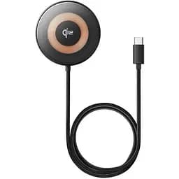 Бездротовий зарядний пристрій Baseus Simple mini4 Qi2 15W (P10273300121-01) чорний