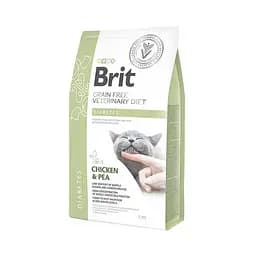 Сухий корм Brit GF Veterinary Diets Cat Diabets 2 кг лікувальний для кішок (контроль за рівнем глюкози)