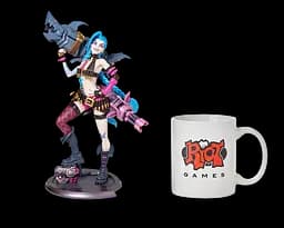 Статуетка Jinx Джинкс Ліга Легенд League of Legends 32 см LOL 22. 38 - мініатюра 4