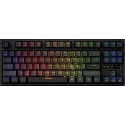 Клавіатура GamePro MK180B Hot-Swap Red Swich RGB USB Black (MK180B) [121466]