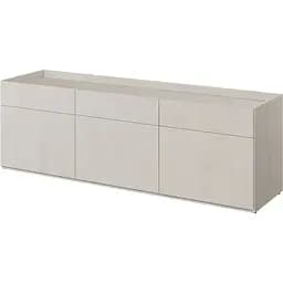 Комод Lenart 3-дв Тин Флекс серый