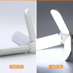 Світлодіодна лампа Fan Blade LED 45 Вт E27 потрійна у формі вентилятора - мініатюра 5