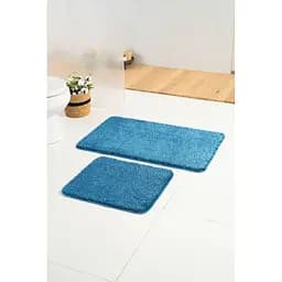 Килимки для ванної Vonaldi Softmicro набір 2 шт. синій