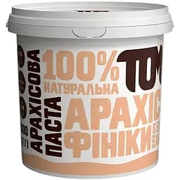 Замінник харчування TOM Арахісова паста кранч з фініками та білим шоколадом 1 кг