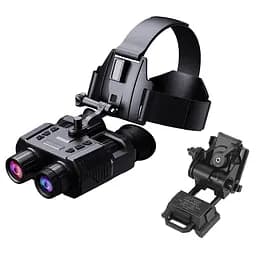 Повний комплект окуляри нічного бачення ПНБ NV8000 + чорне металеве кріплення на шолом Wilcox L4G24 (100855-981)