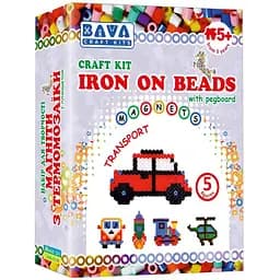 Набір для творчості Умняшка Магніти з термомозаїки Транспорт без планшета TM-019