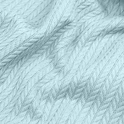 Плед-покривало Cosas Mint Knitted Braid косичка 200х220 см м'ята (Blanket_04Mint_KnittedBraid_200x220) - мініатюра 4