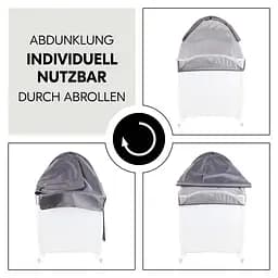 Сітка для дитячого манежу Hauck Travel Bed Canopy Grey, сіра (59920-4) - мініатюра 5