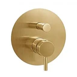 Смеситель для душа Paffoni Light honey gold brushed LIG015HGSP, Золотой