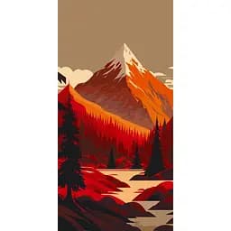 Картина за номерами Перед сутінками ArtCraft 80х40 см кольорова 000267959