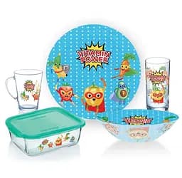 Набір дитячого посуду Luminarc Vitamin Power, 5 предметів (P7869)