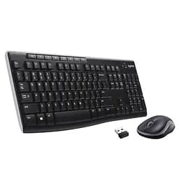 Комплект (клавіатура + миша) Logitech MK270 Wireless UA Black (920-004508)