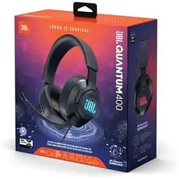 Навушники JBL Quantum 400 повнорозмірні провідні чорні (JBLQuantum400BLK) - мініатюра 3