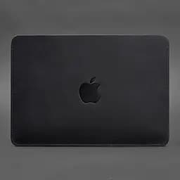Чохол із натуральної шкіри BlankNote для MacBook 13 дюйм Синій Crazy Horse - мініатюра 3